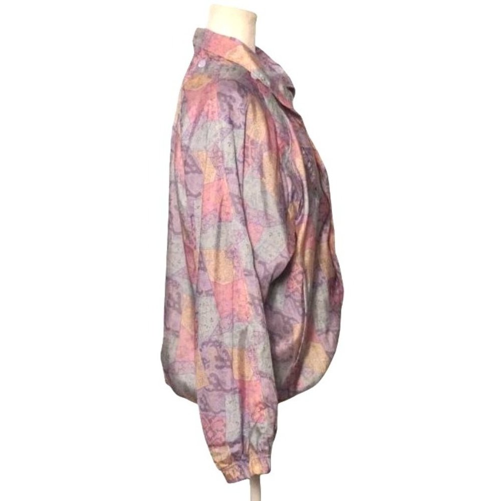 Vintage Convertible Windbreaker Jacket Vest, Bomber Jacket, Streetwear Style - Picture 4 of 11